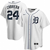 Tigers 24 Miguel Cabrera White 2020 Nike Cool Base Jersey Dzhi,baseball caps,new era cap wholesale,wholesale hats